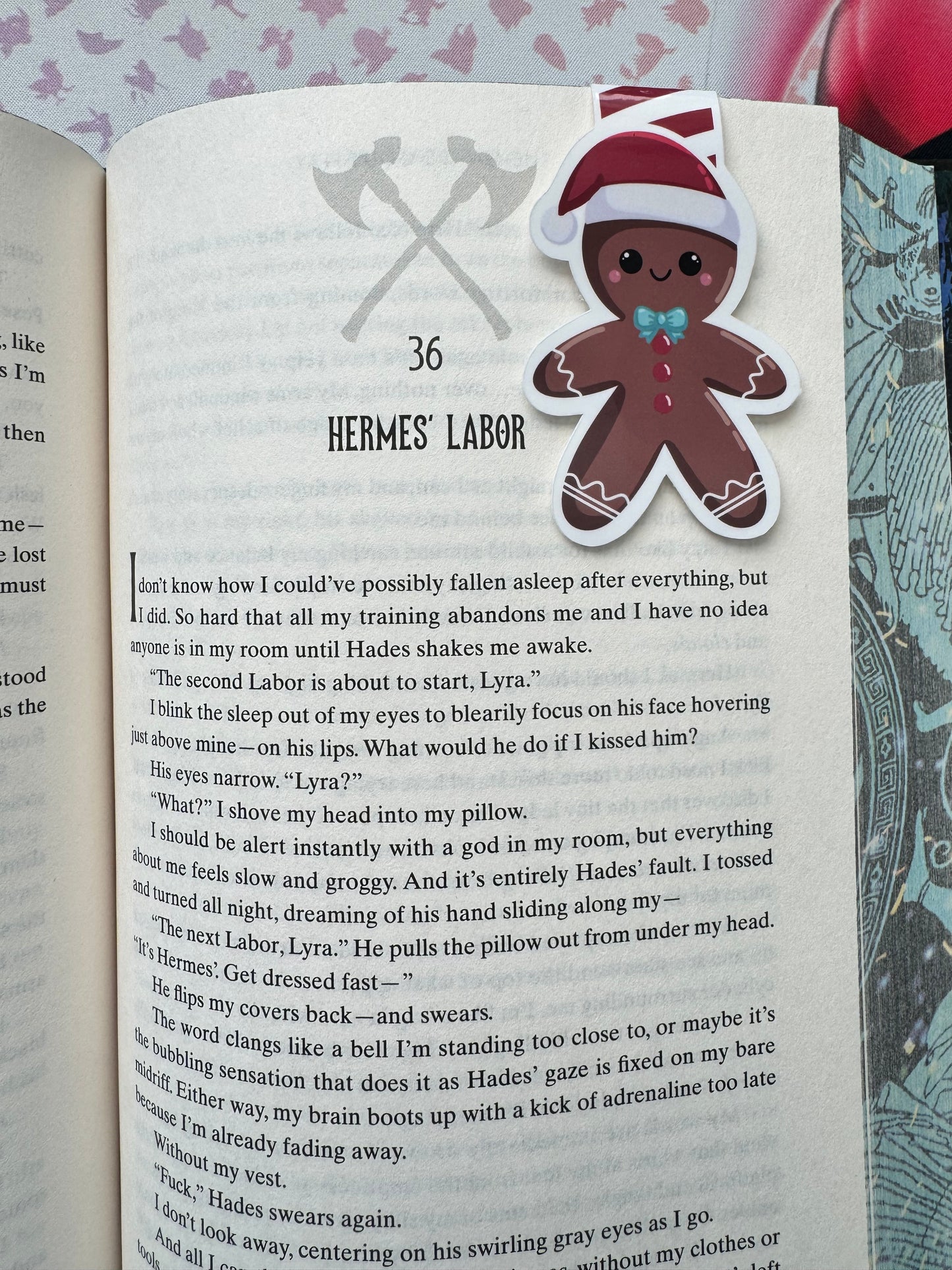 Gingerbread Man Magnetic Bookmark