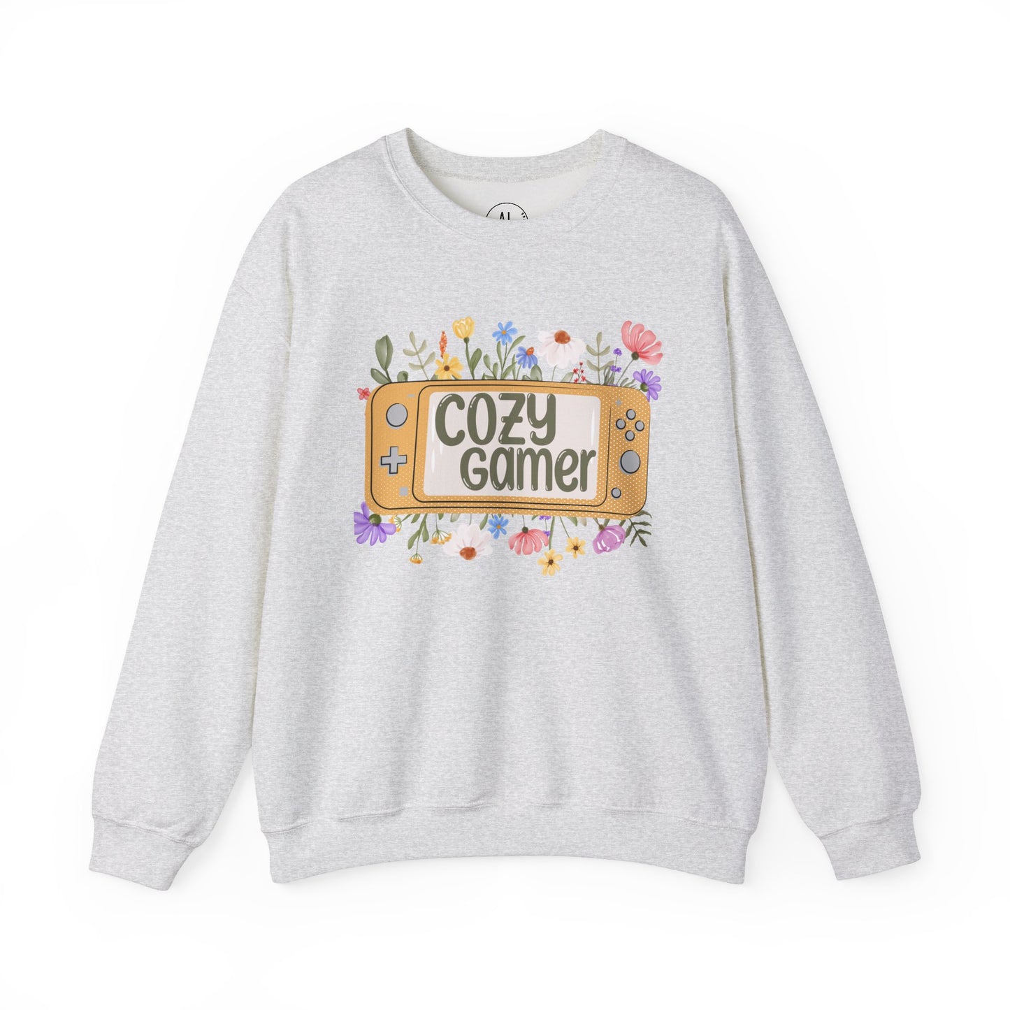 Cozy Gamer Floral Sweatshirt