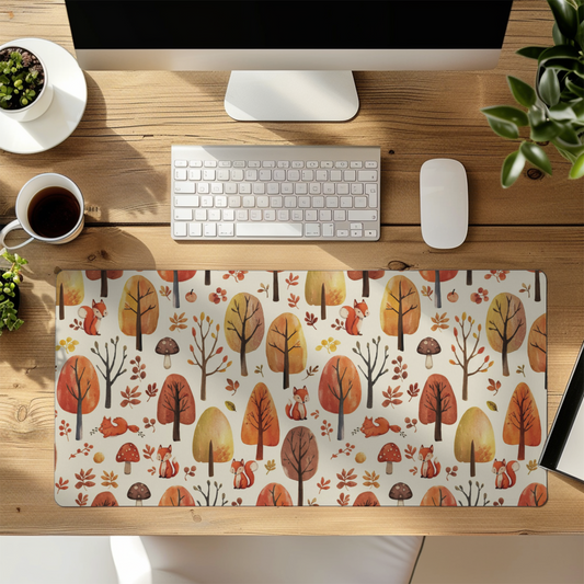 Fall Fox Gaming mouse pad