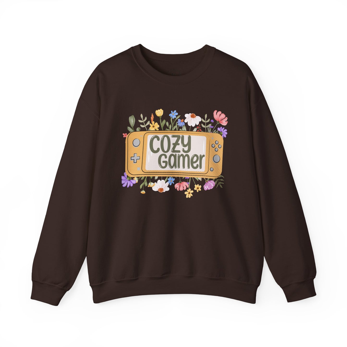 Cozy Gamer Floral Sweatshirt