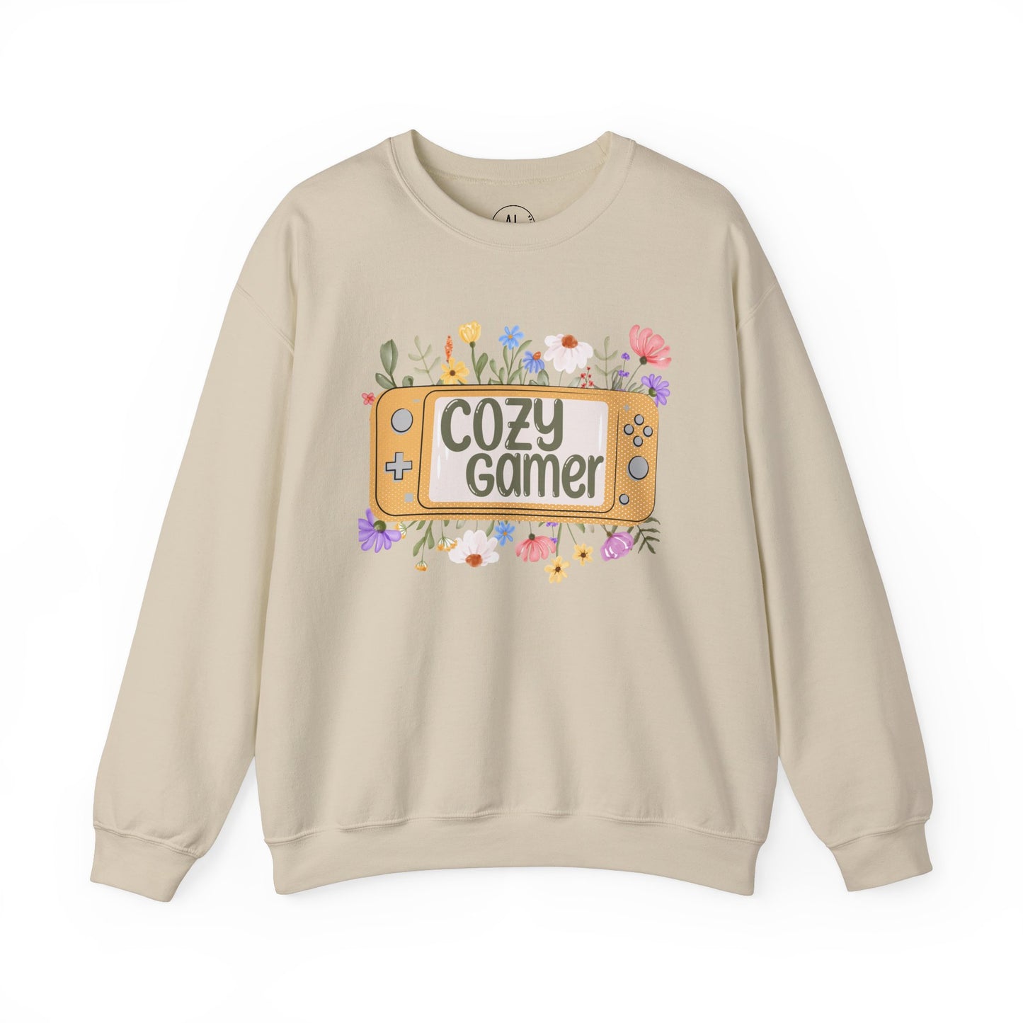 Cozy Gamer Floral Sweatshirt