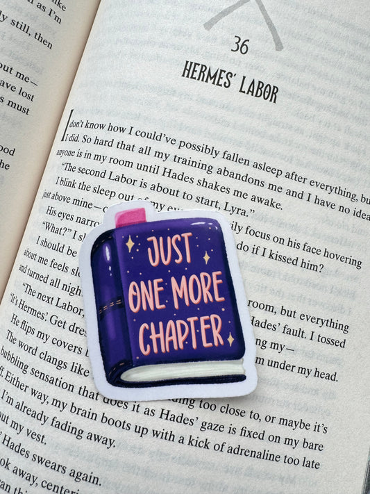 Just One More Chapter Sticker