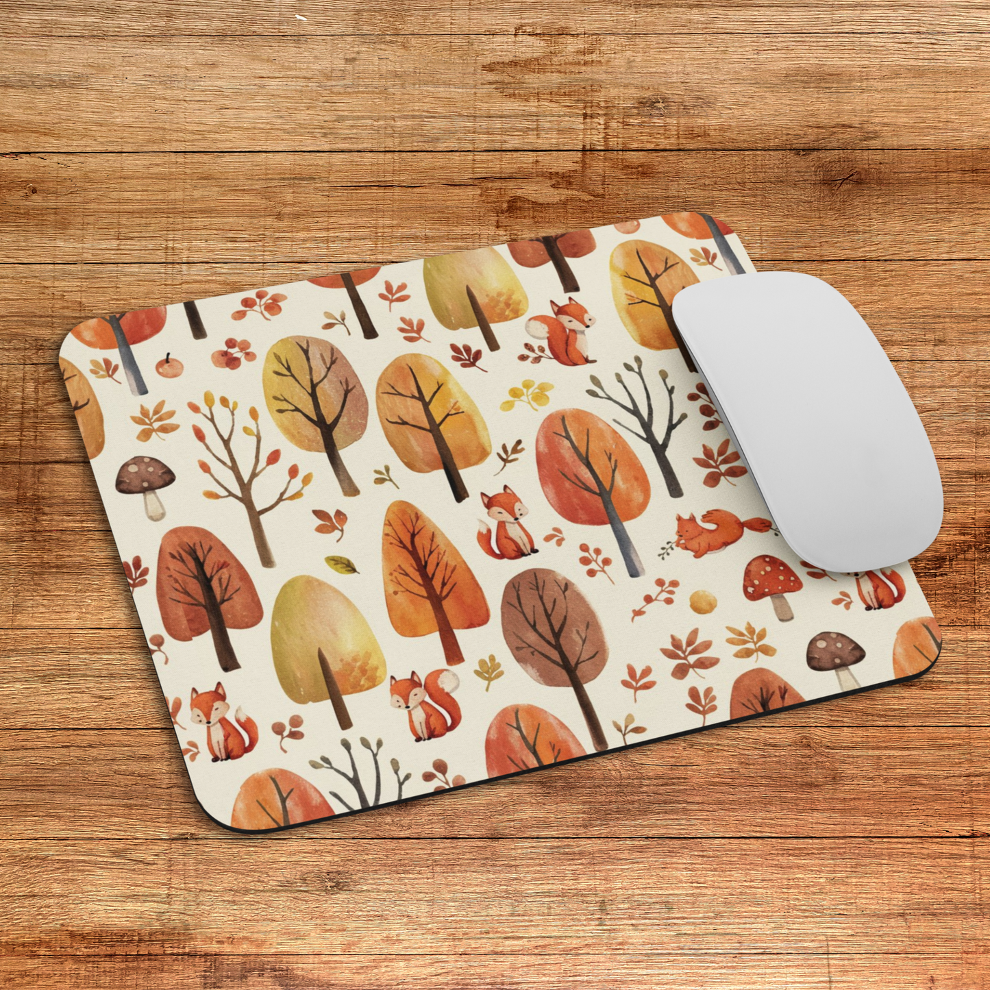 Fall Fox Gaming mouse pad