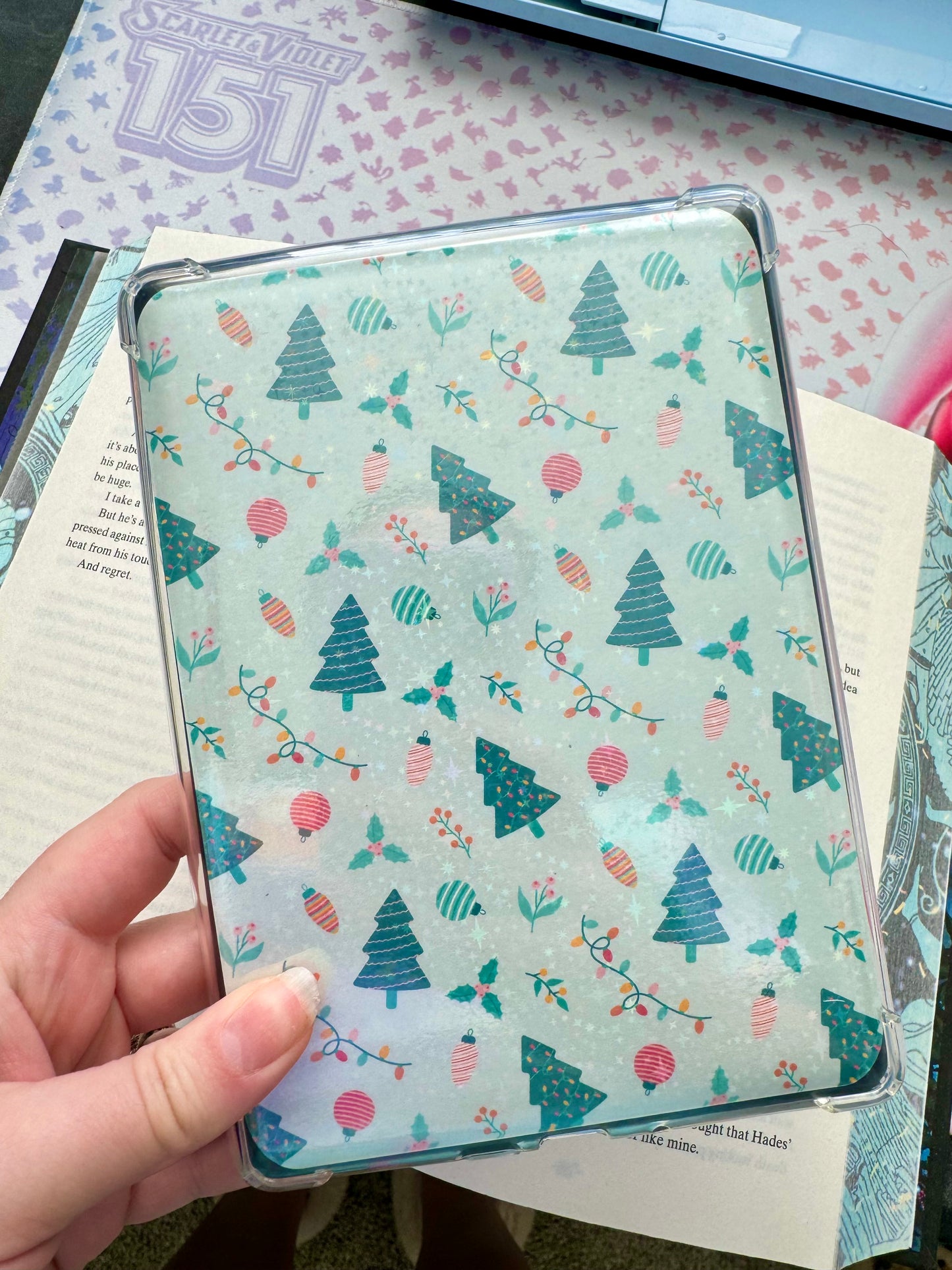 Trees and Bulbs Christmas Kindle Insert