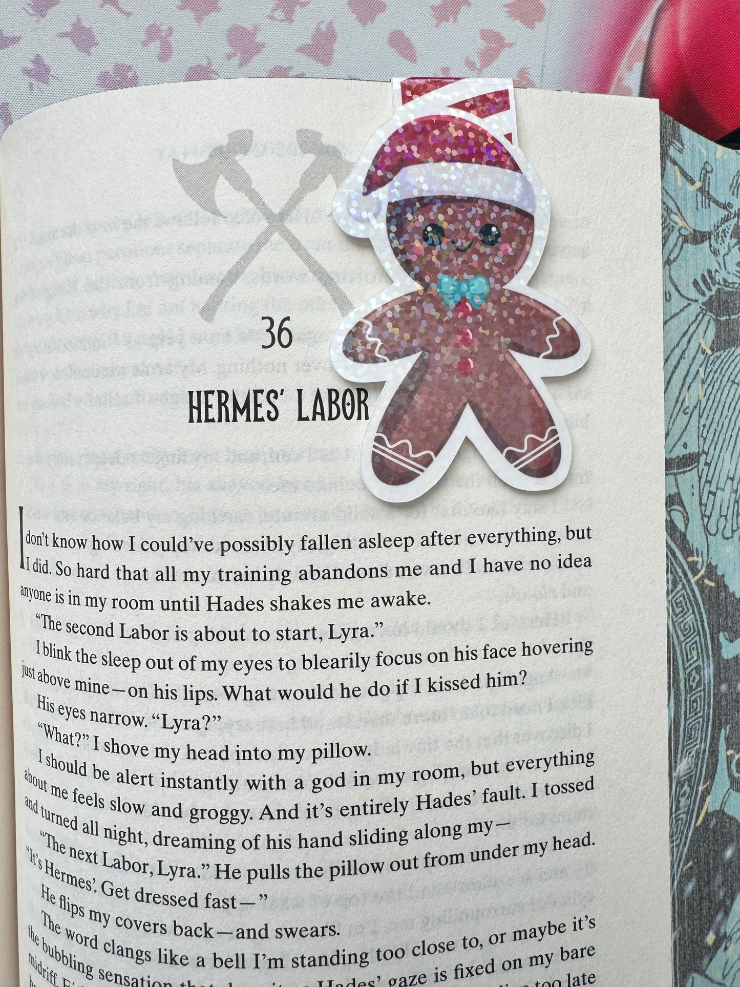 Gingerbread Man Magnetic Bookmark