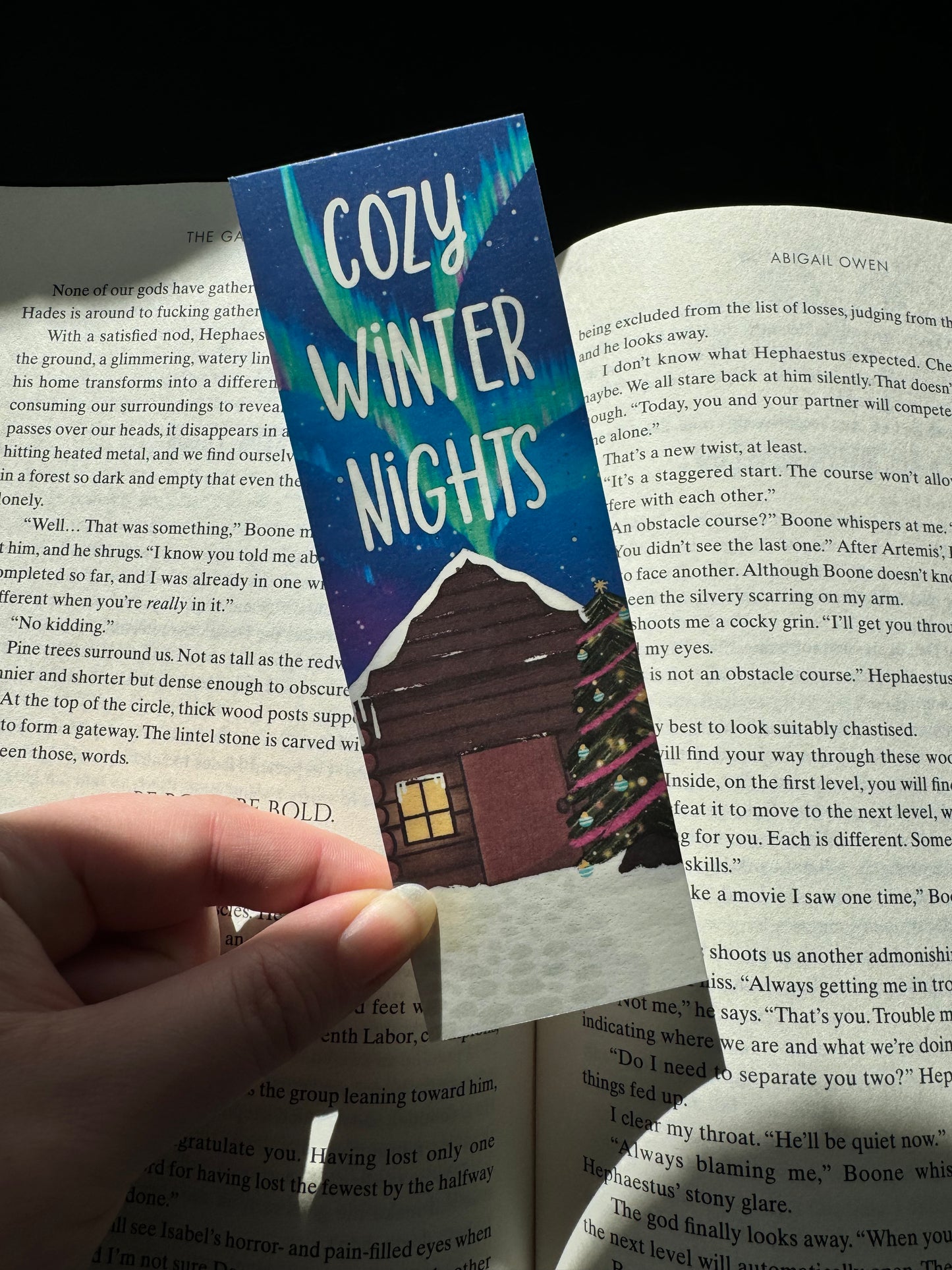 Cozy Winter Nights Bookmark